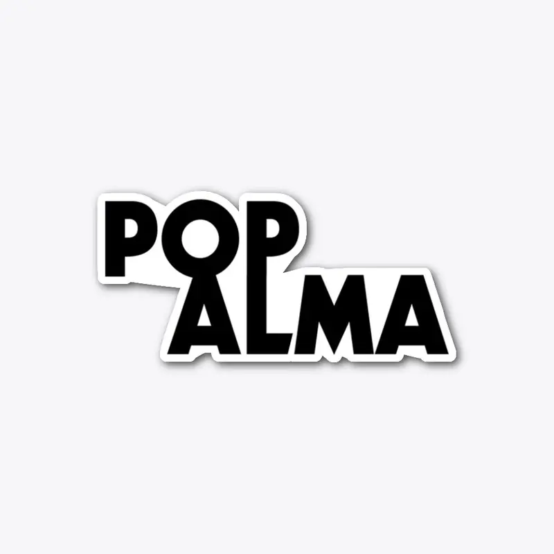 POP ALMA LOGO STICKER